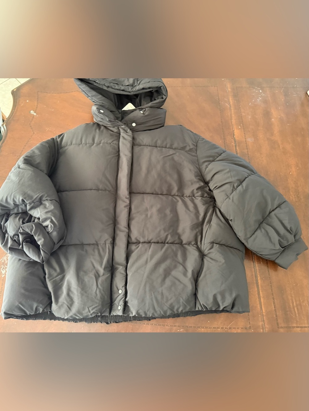 Mango puffer coat
